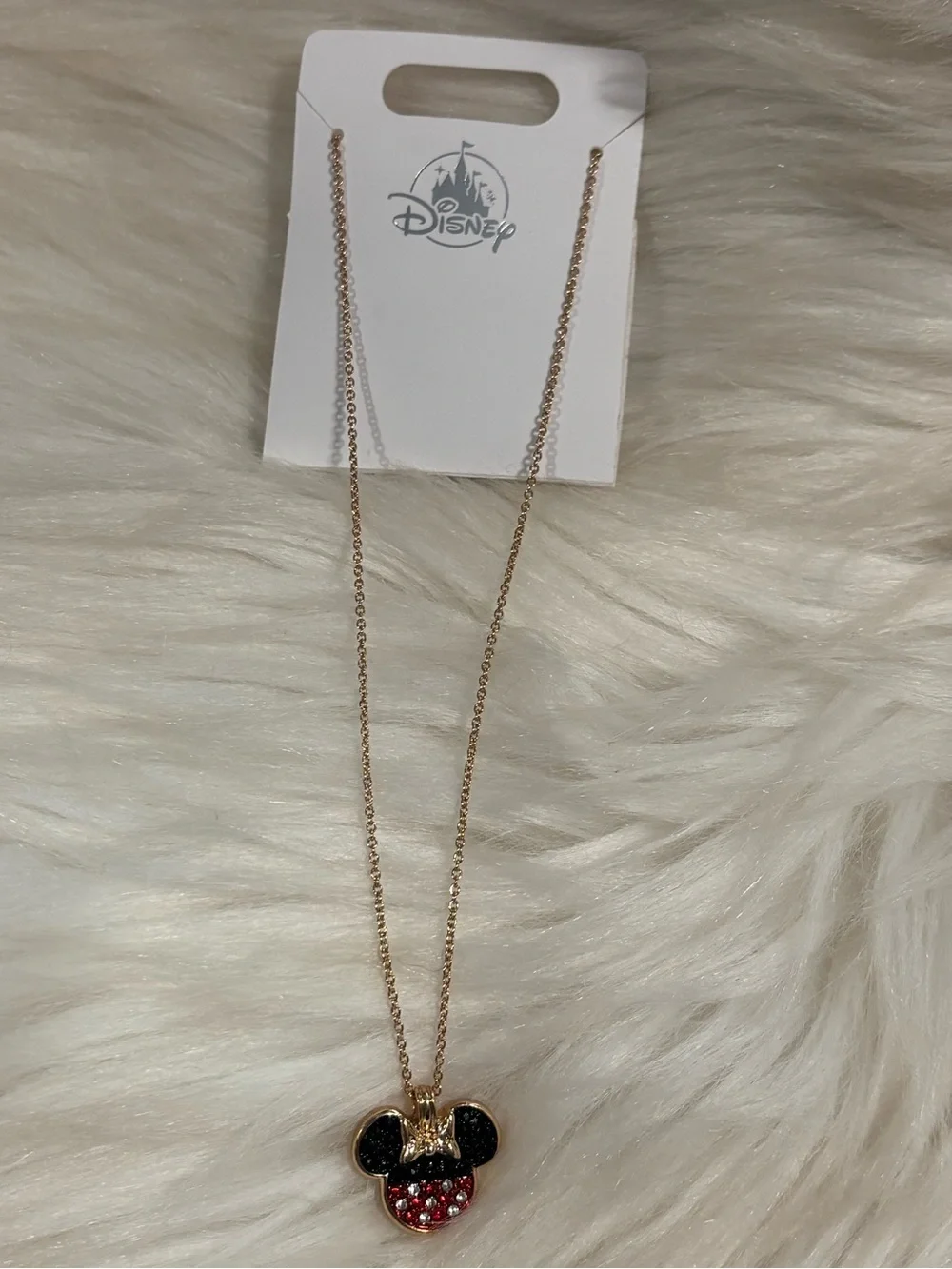 Disney Parks Minnie Mouse Necklace NWT